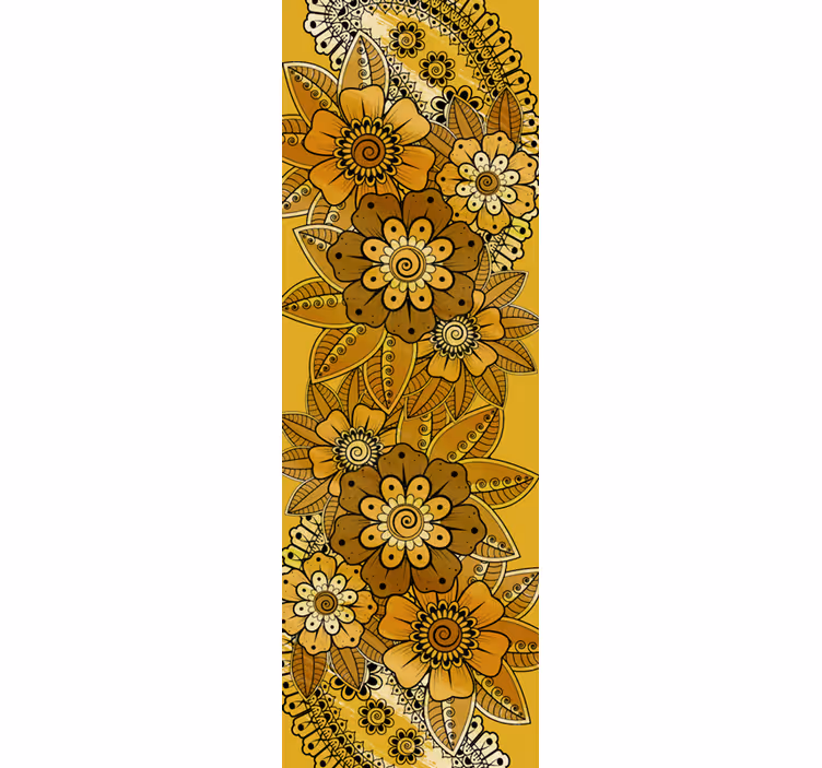 Tapet floral stil indian paisley - TenStickers