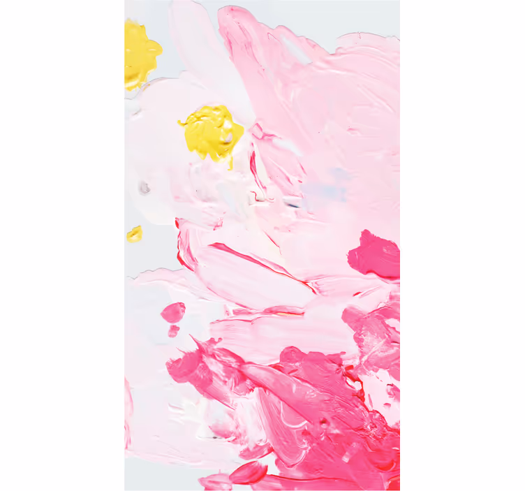 Tapet ornamental cu pensulă acrilică colorată - TenStickers