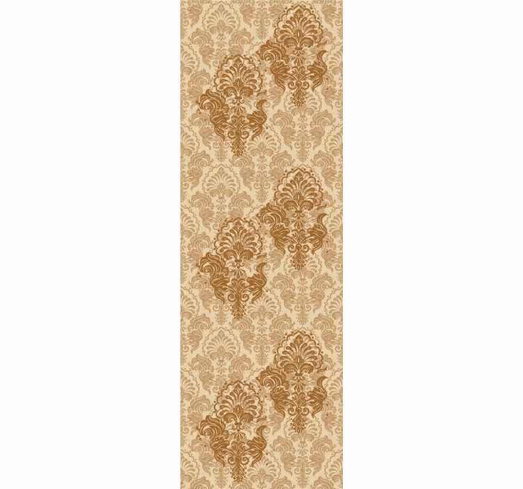 Tapet ornamental cu model vechi în culori calde - TenStickers