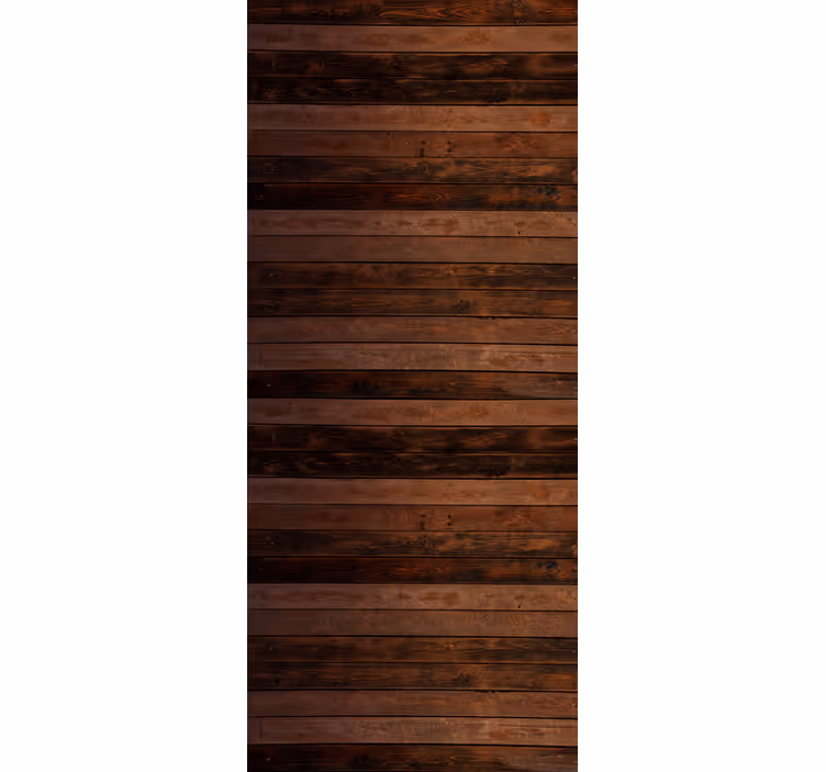 Tapet ornamental cu plăci orizontale maro - TenStickers