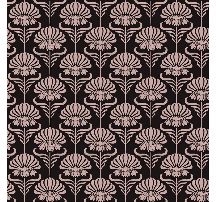 Tapet baroc cu motive art nouveau - TenStickers