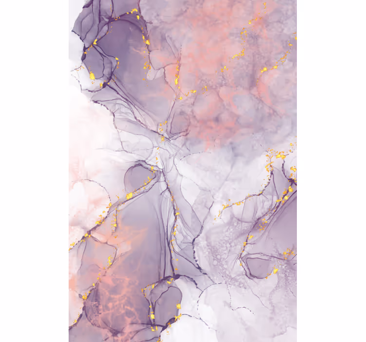 Tapet ornamental design abstract marmorat - TenStickers