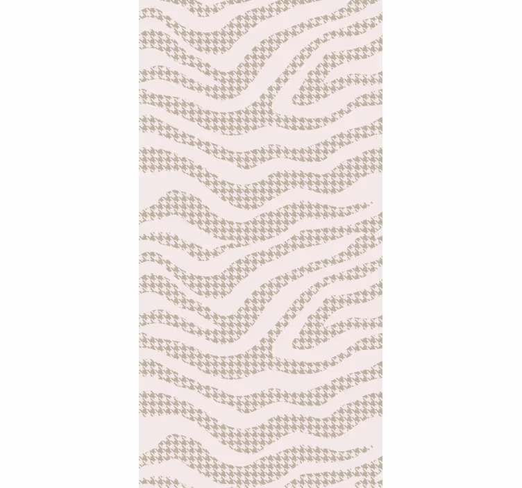 Tapet camera de zi model abstract cu valuri - TenStickers
