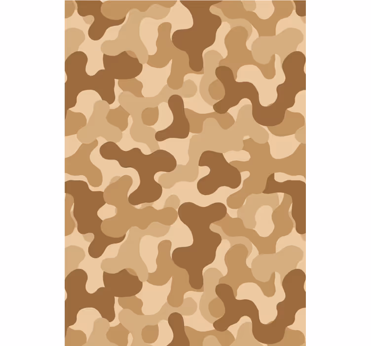 Tapet ornamental cu motiv camuflaj abstract - TenStickers