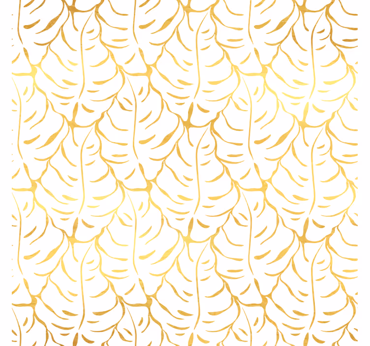 Tapet dormitor frunze tropicale elegante - TenStickers