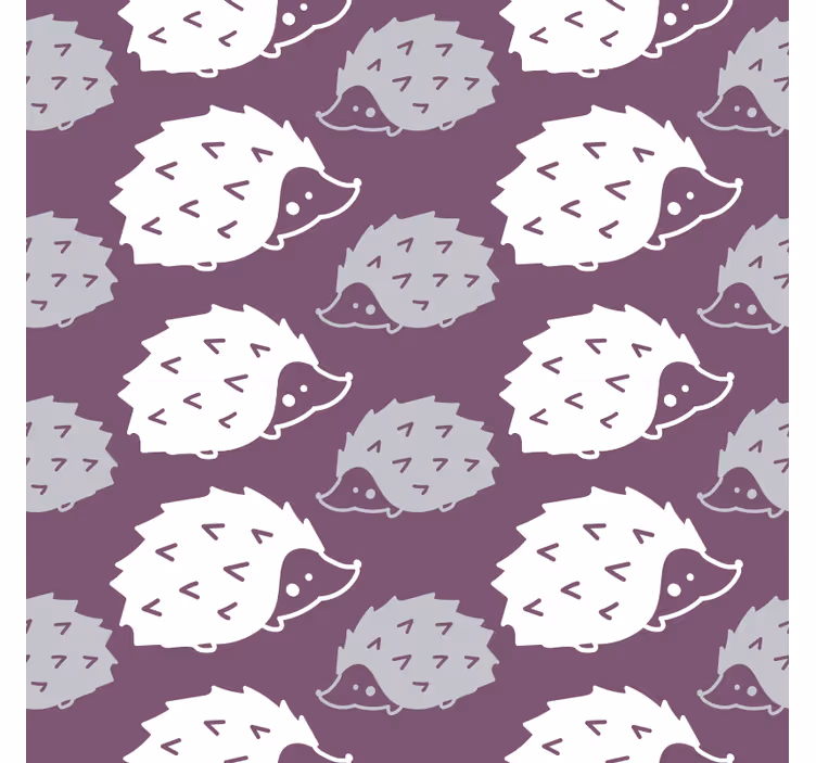 Tapet dormitor cu motiv adorabil de arici - TenStickers