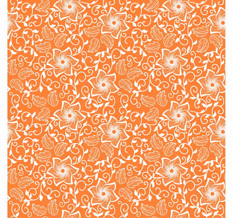 Tapet dormitor cu motiv floral stratificat - TenStickers