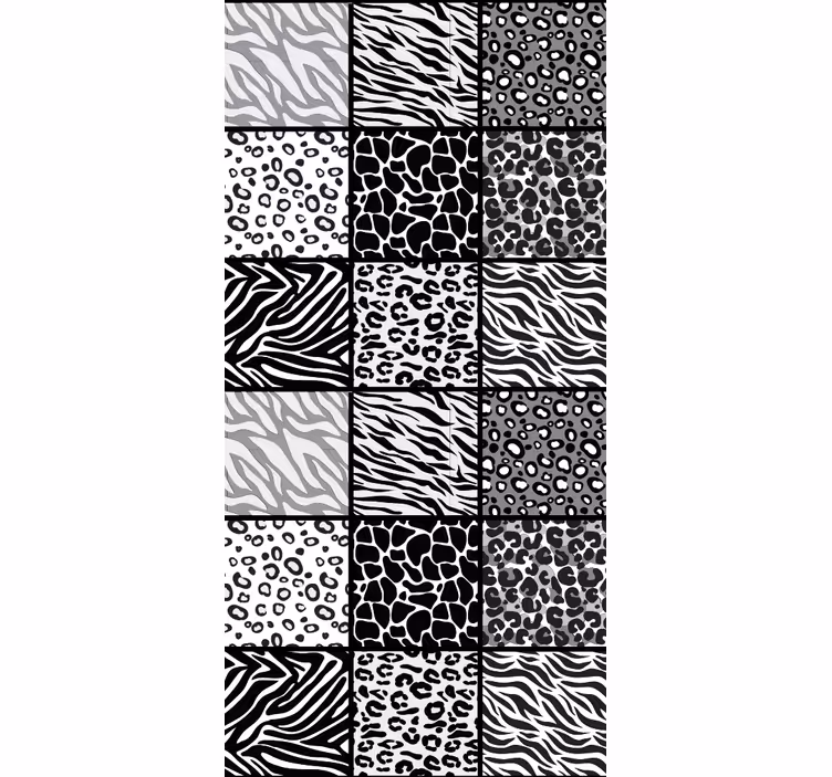 Tapet de animale imprimeuri de animale diferite - TenStickers