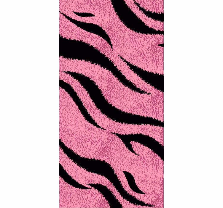 Tapet de animale piele de tigru roz - TenStickers