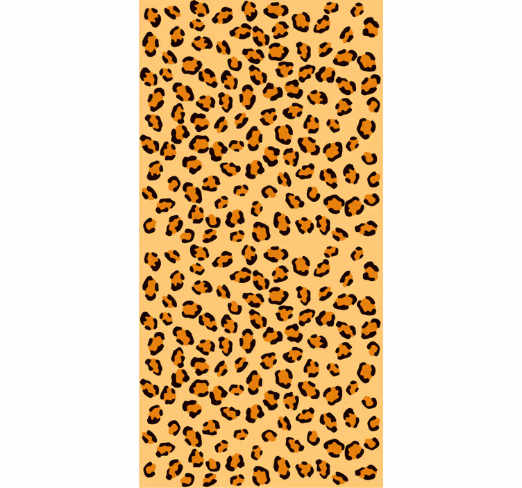 Tapet de animale cu imprimeu de leopard - TenStickers