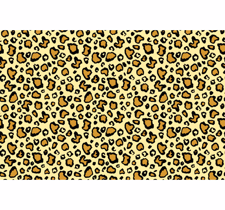 Tapet de animale model leopard galben - TenStickers