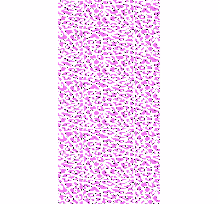 Tapet de animale model leopard fuchsia - TenStickers