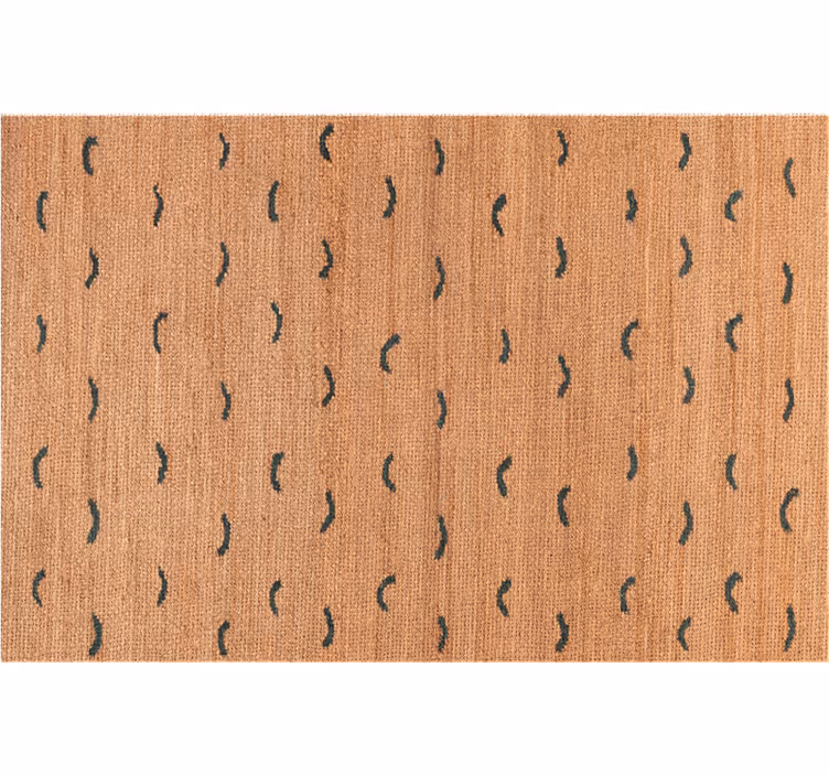 Tapet de animale imitație de jute bej - TenStickers