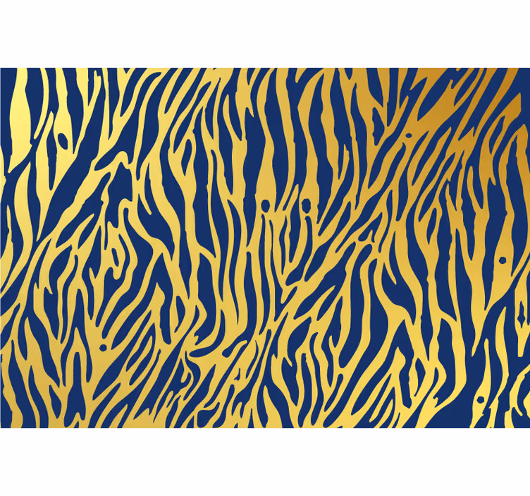 Tapet de animale concept cu dungi de zebră - TenStickers