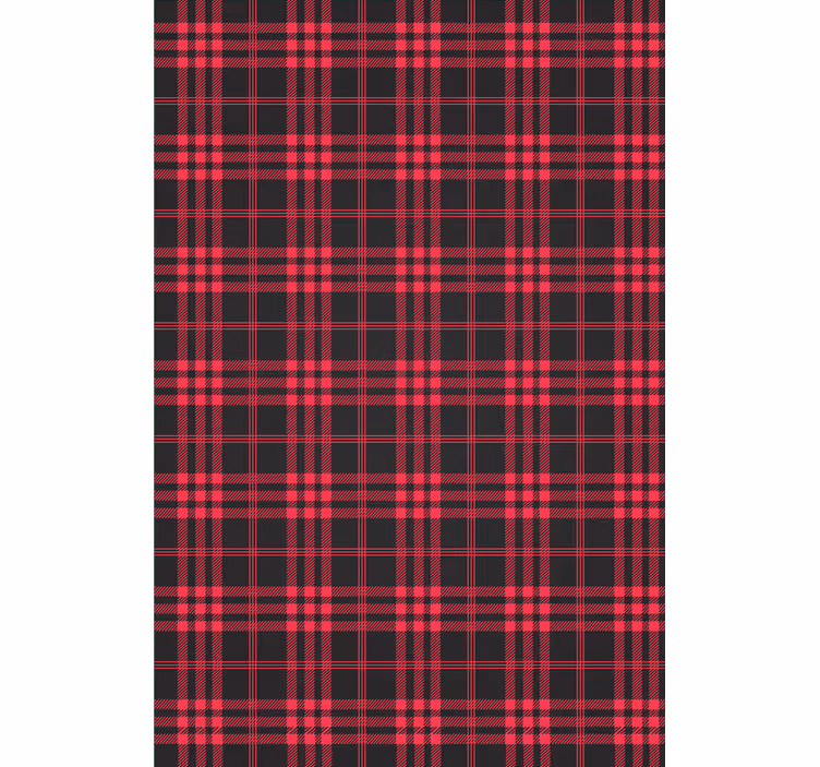 Crăciun tapet model tartan de crăciun - TenStickers