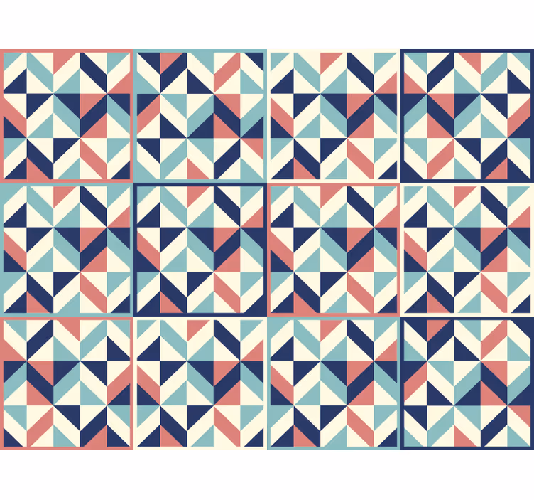 Birou tapet cu suprafață geometrică - TenStickers