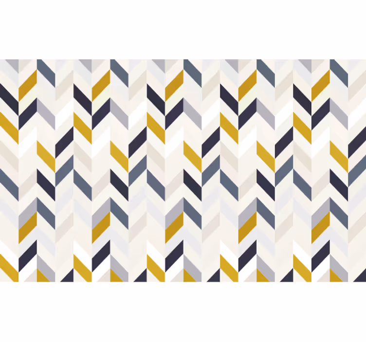 Birou tapet cu motive geometrice colorate - TenStickers