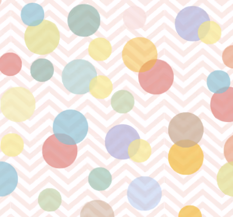 Birou tapet chevron cu buline colorate - TenStickers