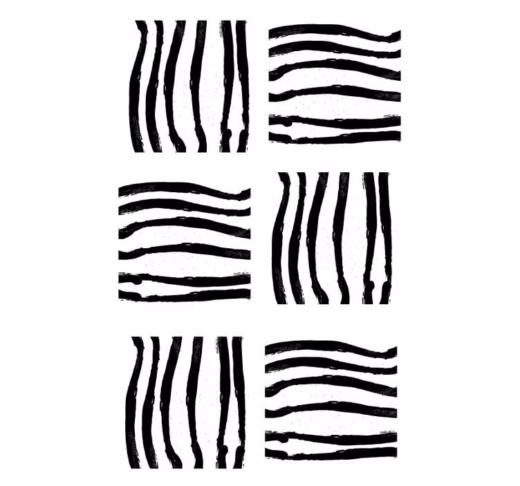 Tapet hol dungi alb-negru - TenStickers