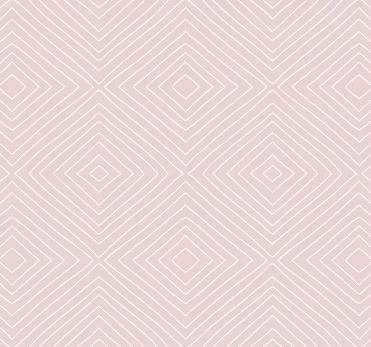 Tapet hol model pătrat roz minimalist - TenStickers
