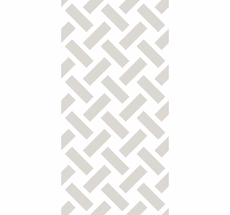 Tapet hol model geometric alb pătrat - TenStickers