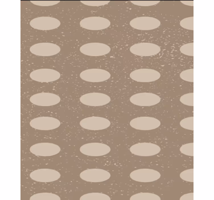Tapet de sufragerie cu model geometric cercuri maro - TenStickers