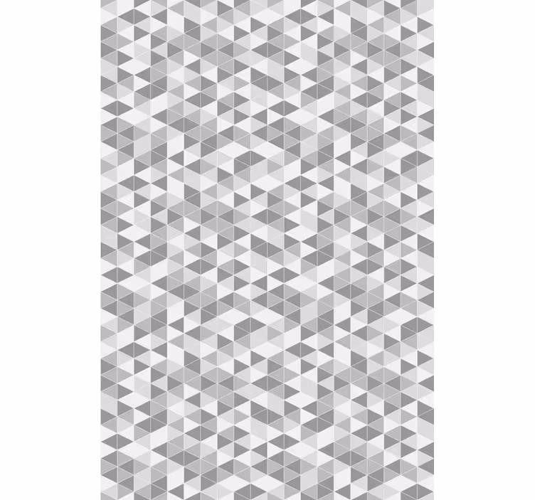 Tapet de sufragerie cu model geometric triunghiular - TenStickers