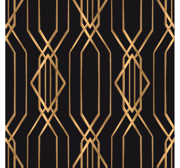 Tapet de sufragerie eleganță art deco - TenStickers
