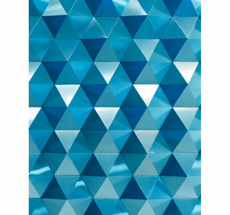 Tapet geometric cu mozaic triunghiular - TenStickers