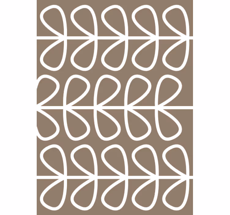 Tapet geometric cu model de bucle geometrice - TenStickers
