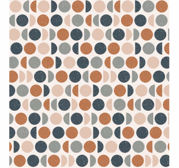 Tapet geometric model cu puncte retro - TenStickers