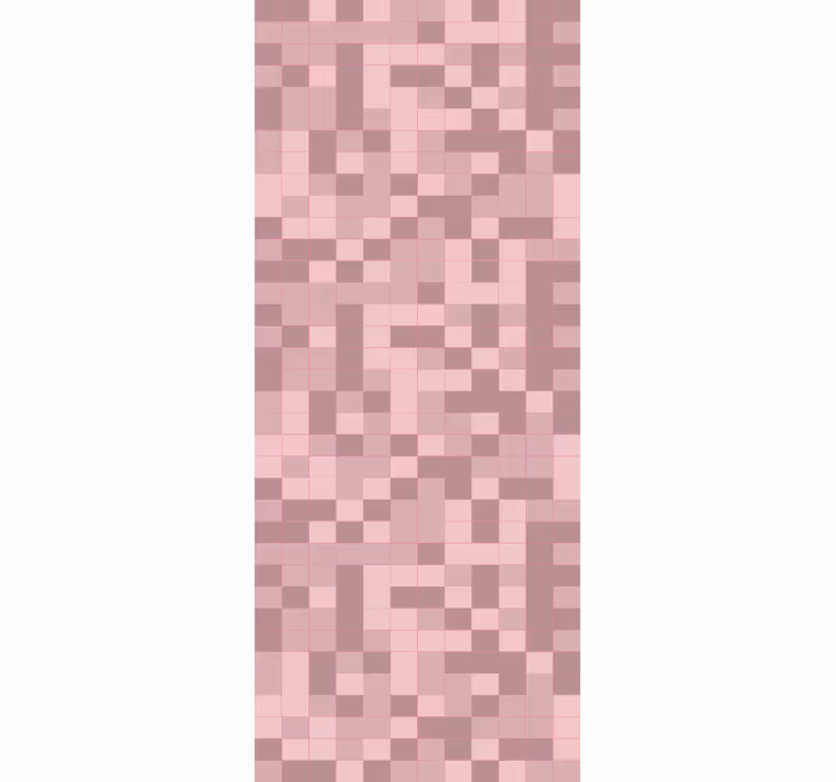 Tapet geometric camuflaj pixelat - TenStickers