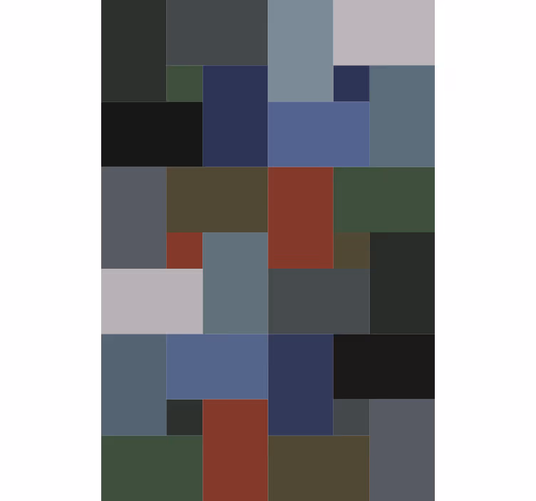 Tapet geometric blocuri geometrice - TenStickers