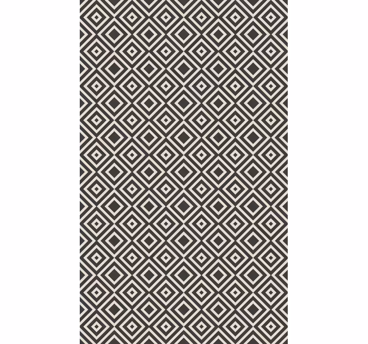 Tapet geometric cu model în diamant - TenStickers
