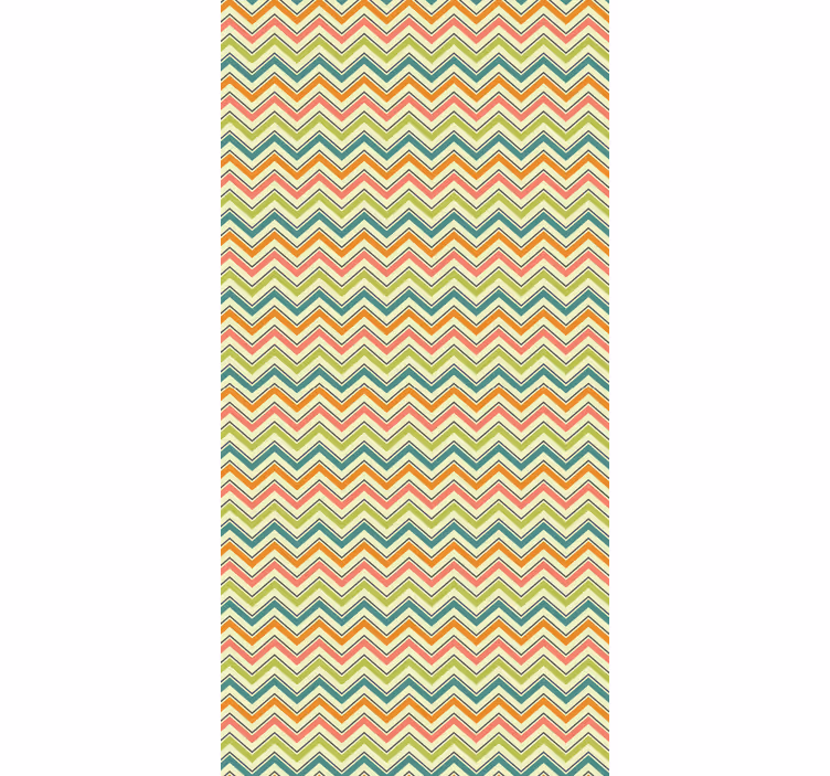 Tapet geometric cu motiv zigzag chevron - TenStickers