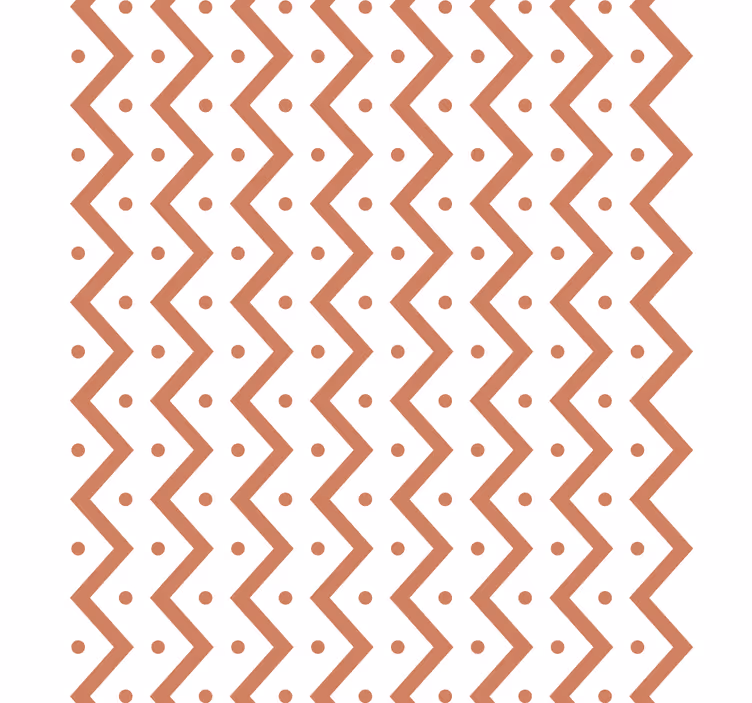 Tapet geometric zigzag și puncte - TenStickers