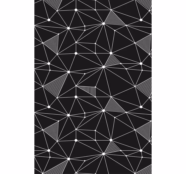 Tapet geometric forme geometrice îndrăznețe - TenStickers
