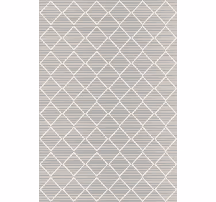 Tapet geometric gri cu model diamantat - TenStickers