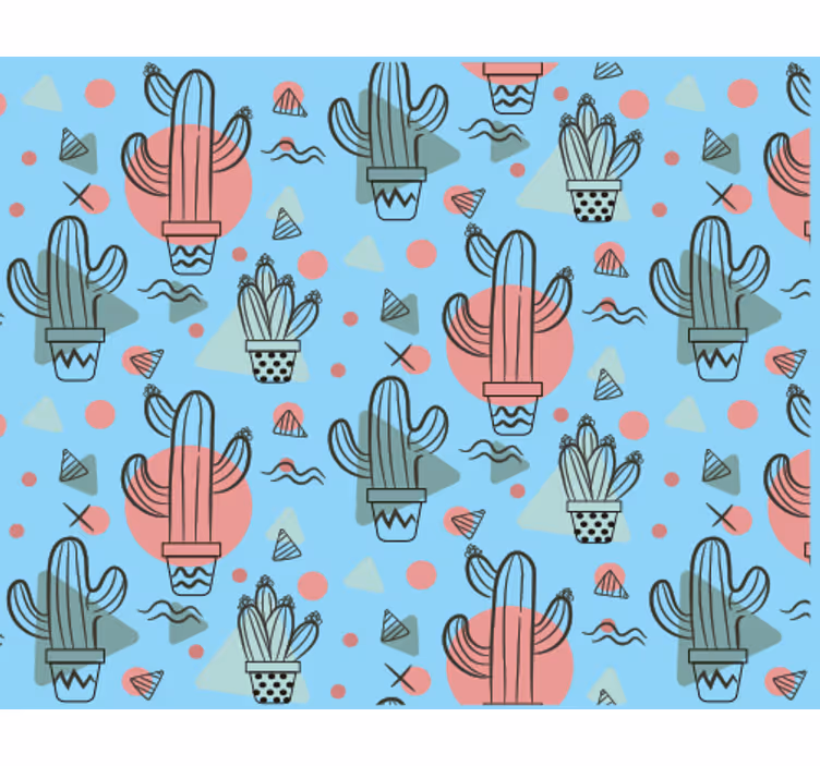 Tapet natura model cactuși - TenStickers