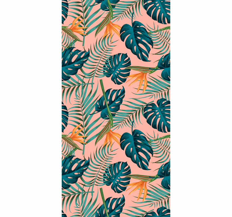 Tapet natura expunere frunze tropicale - TenStickers