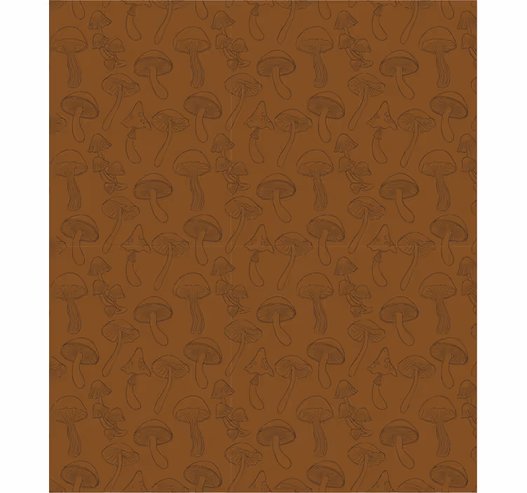 Tapet natura model ciuperci - TenStickers