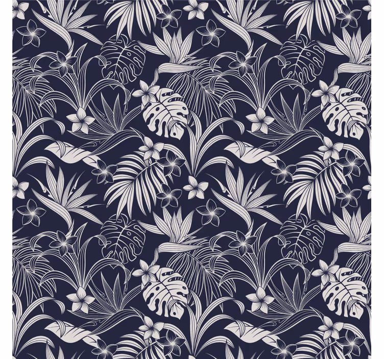 Tapet natura model floral tropical - TenStickers