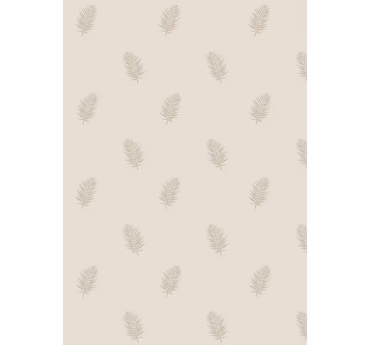 Tapet natura cu model de frunze - TenStickers