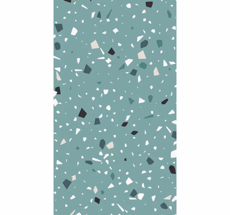 Tapet textură terrazzo aquamarine - TenStickers