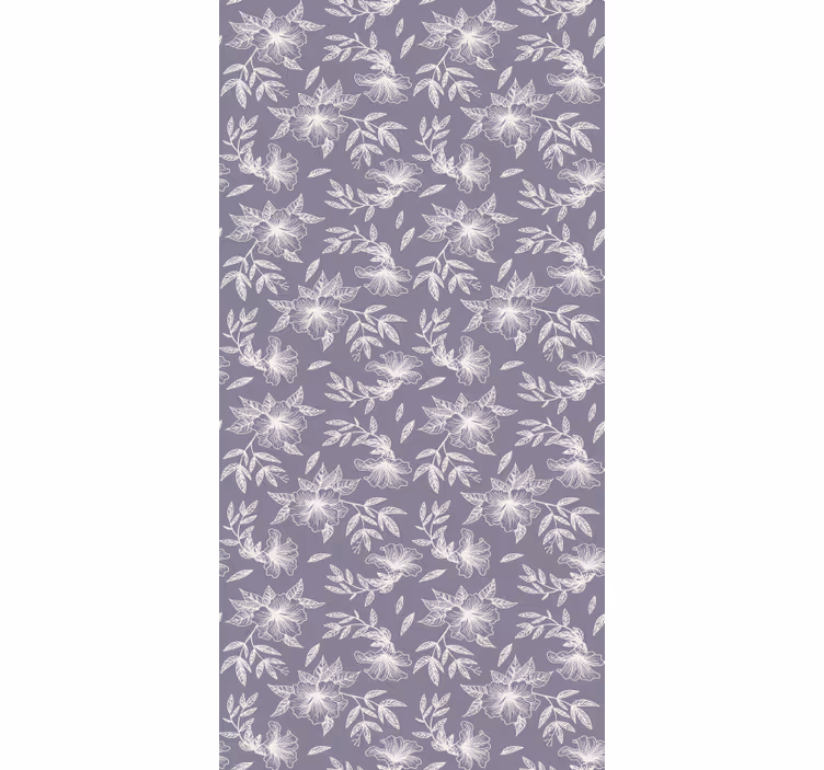 Tapet textură flori de liliac - TenStickers