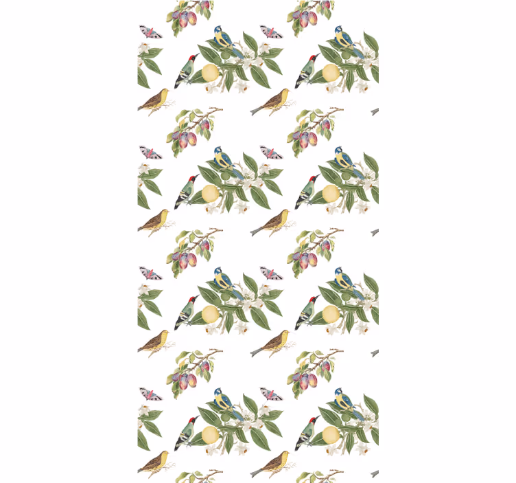 Tapet copii jucători de fructe în natură - TenStickers