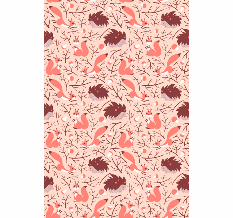 Tapet copii motiv cu fauna - TenStickers