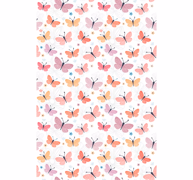 Fluture tapet fluturi zburători - TenStickers