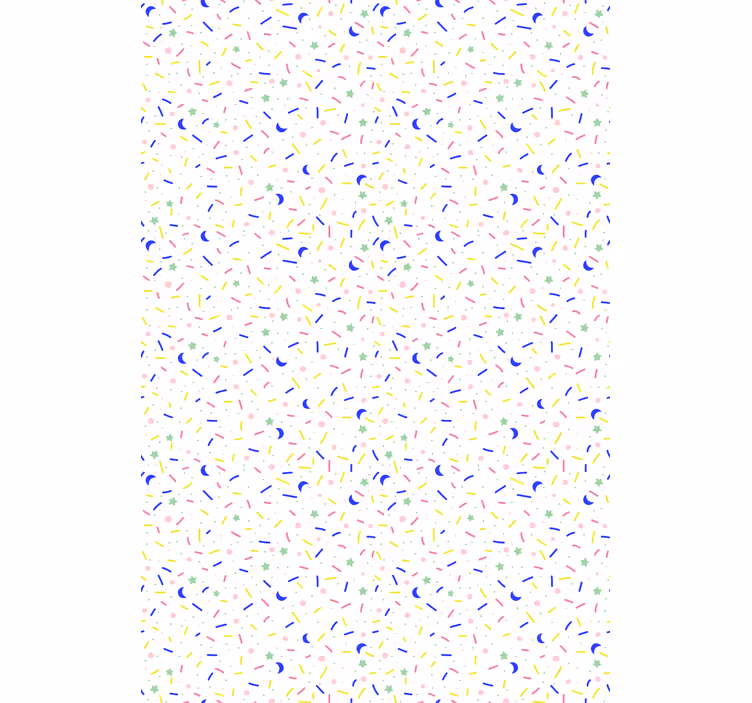 Tapet nordic model cu stropi colorate - TenStickers