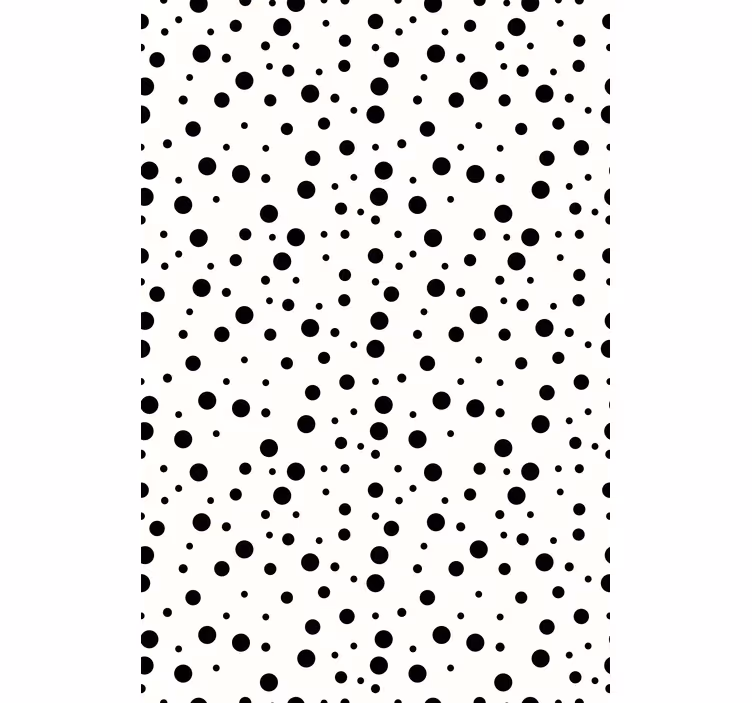 Tapet texturat cu buline negre - TenStickers